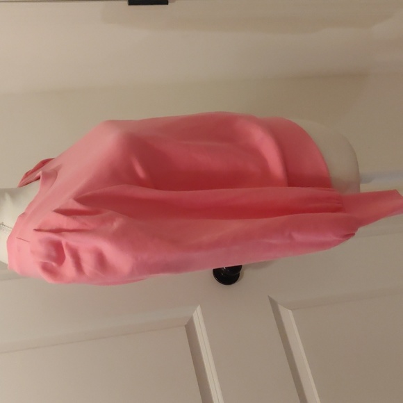 Loft Light Bubblegum Pink Puff Sleeve 100% cotton Sweatshirt Size Xs - Picture 6 of 8